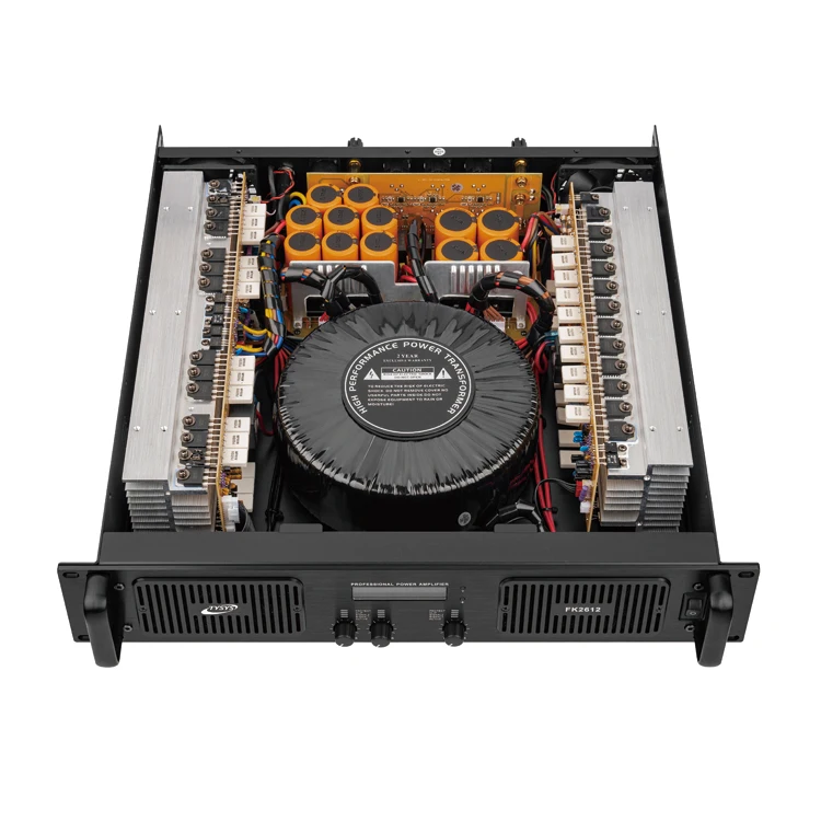 Professional Transformer 2*600W + 1200W 3 Channel Power Amplifier