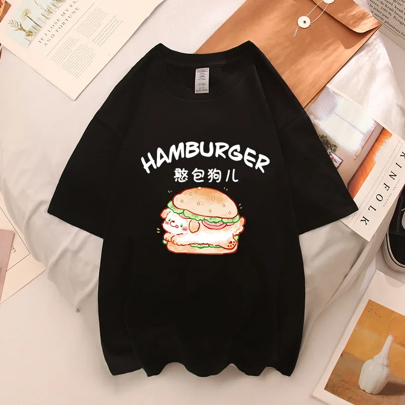 البلوز قميص Kawaii Harajuku الملابس لطيف الجرافيك تي شيرت مطبوع الملابس النسائية الفتيات الشارع ارتداء الإناث بلايز الكرتون الزي