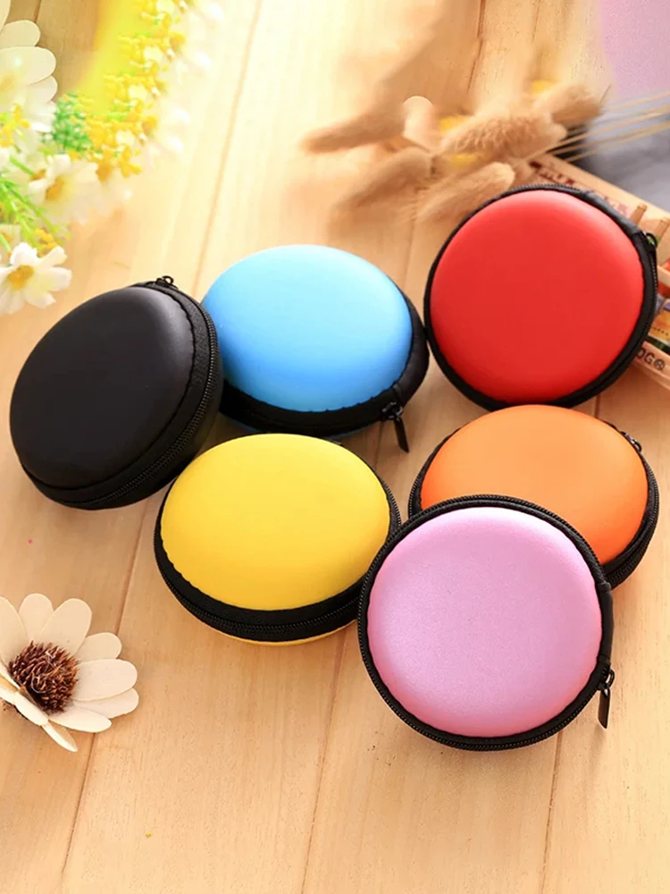 1PCS Headset Storage Bag Memory Card USB Cable Storage Bag EVA  Earphone  Accessories Boxs Holder Case  Hard Carrying Bag Storag