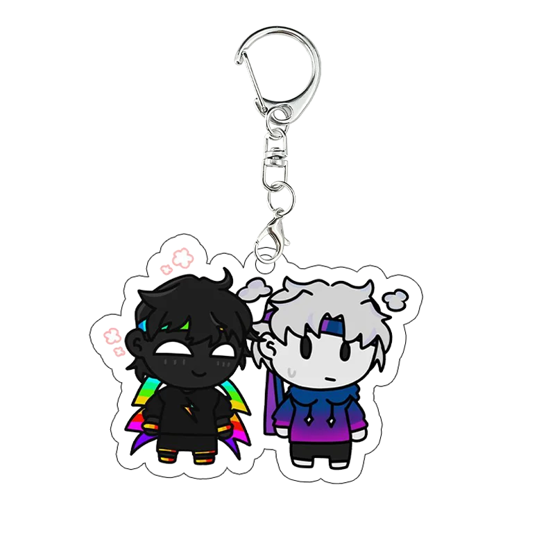 Unstabile Universum Acryl-Schlüsselanhänger PrinceZam Schlüsselring Studenten Kawaii Taschenanhänger Cartoon LettuceK Wemmbu Charm Hängende Ornamente