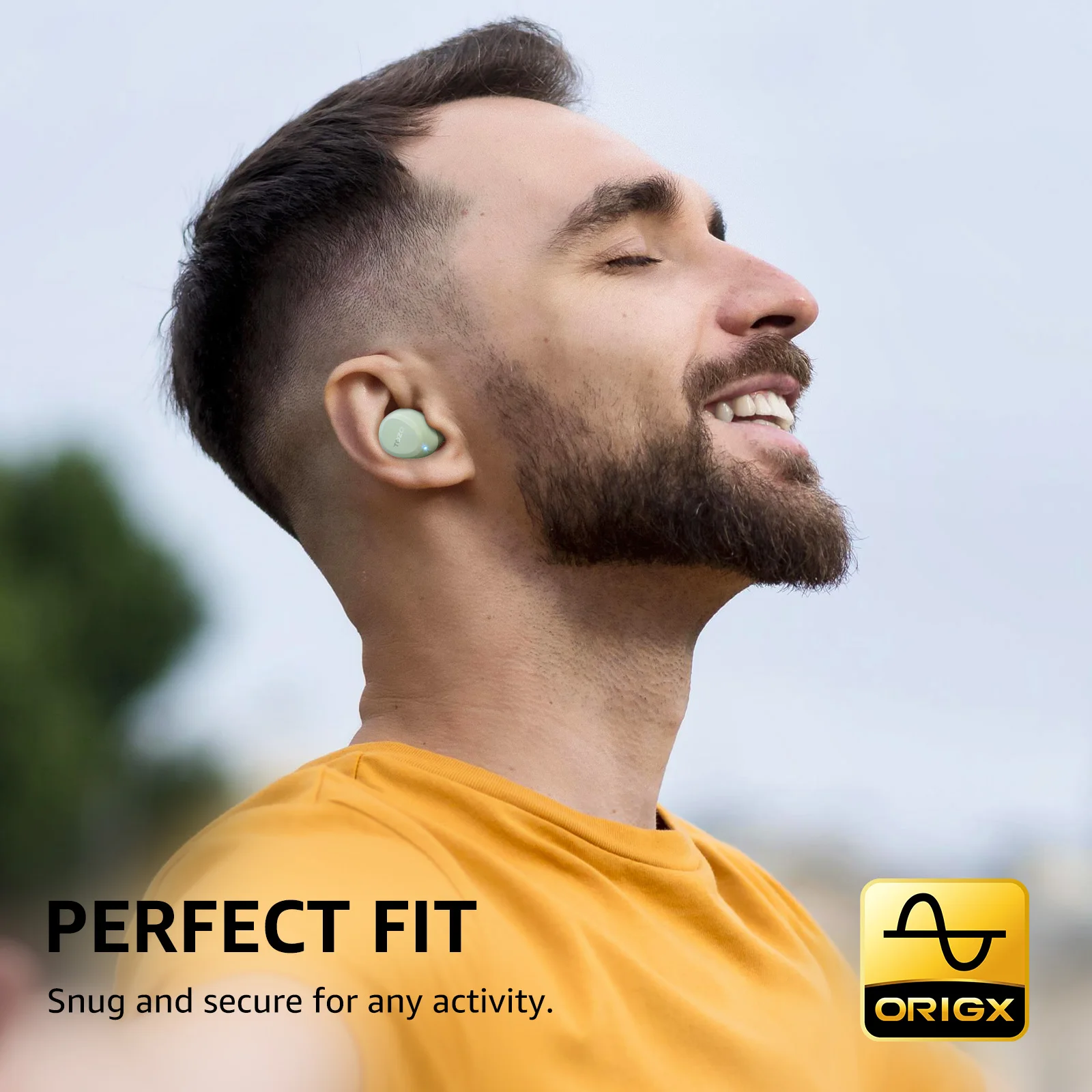 TOZO Nowe Bezprzewodowe Słuchawki A1 Bluetooth 5.3 Smart Touch Control z Mikrofonem i Immersyjnym Dźwiękiem dla iPhone'a i Androida