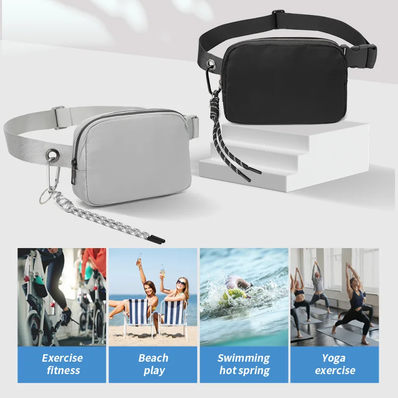 Waist bag leisure outdoor sports shoulder bag versatile trend mobile phone bag waterproof lightweight shoulder
