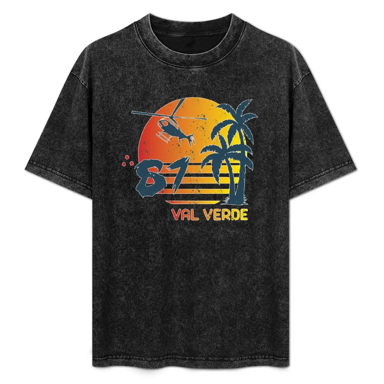 

Val Verde Predator Jungle '87 Postcard T-Shirt Stylish Graphic Short Sleeve Top