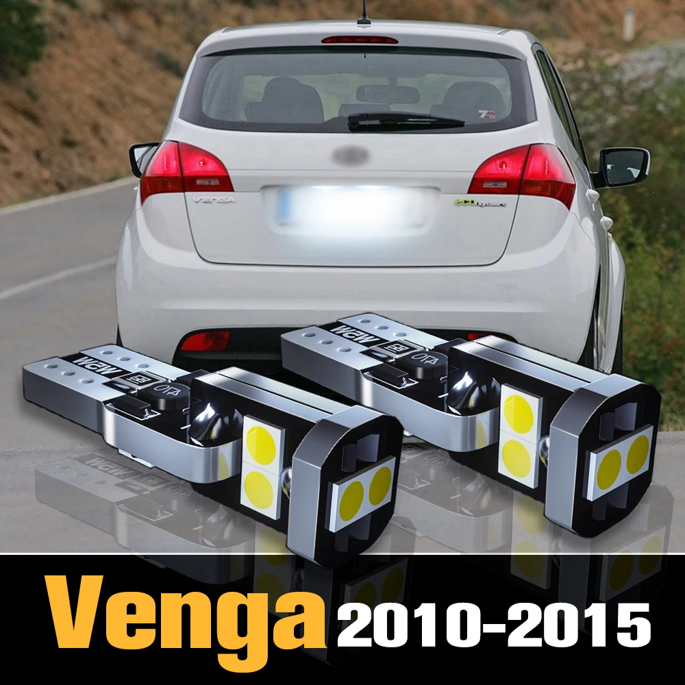 

2pcs Canbus LED License Plate Light Lamp Accessories For Kia Venga 2010 2011 2012 2013 2014 2015