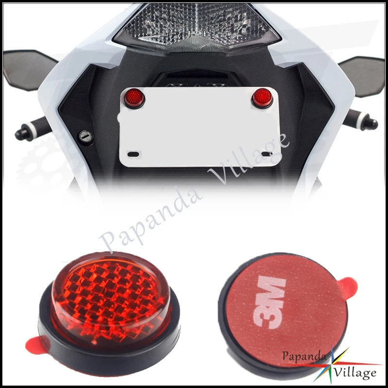 

Самоклеящиеся отражатели для мотоциклов Honda, Yamaha, Suzuki, Kawasaki, Harley