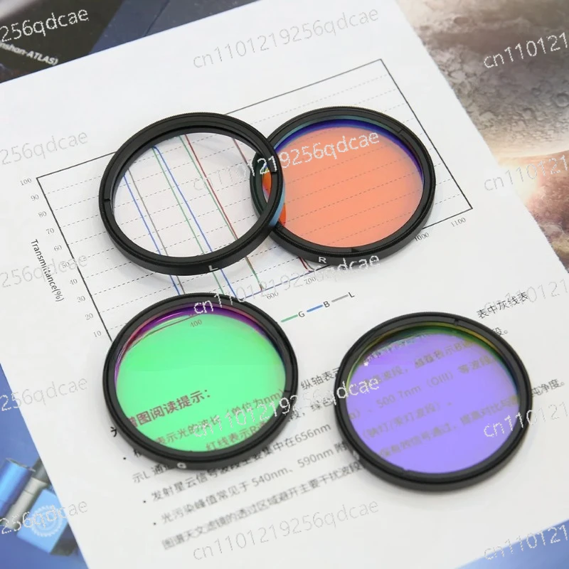 

Астрономический LRGB-фильтр 2 дюйма для съемки глубокого космоса, аксессуар для астрономических телескопов, фильтр для удаления световых помех