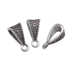 WYSIWYG 10pcs 16x8mm Bail Beads Antique Silver Color For DIY Jewelry Making Zinc Alloy Jewelry Findings Jewelry Accessories