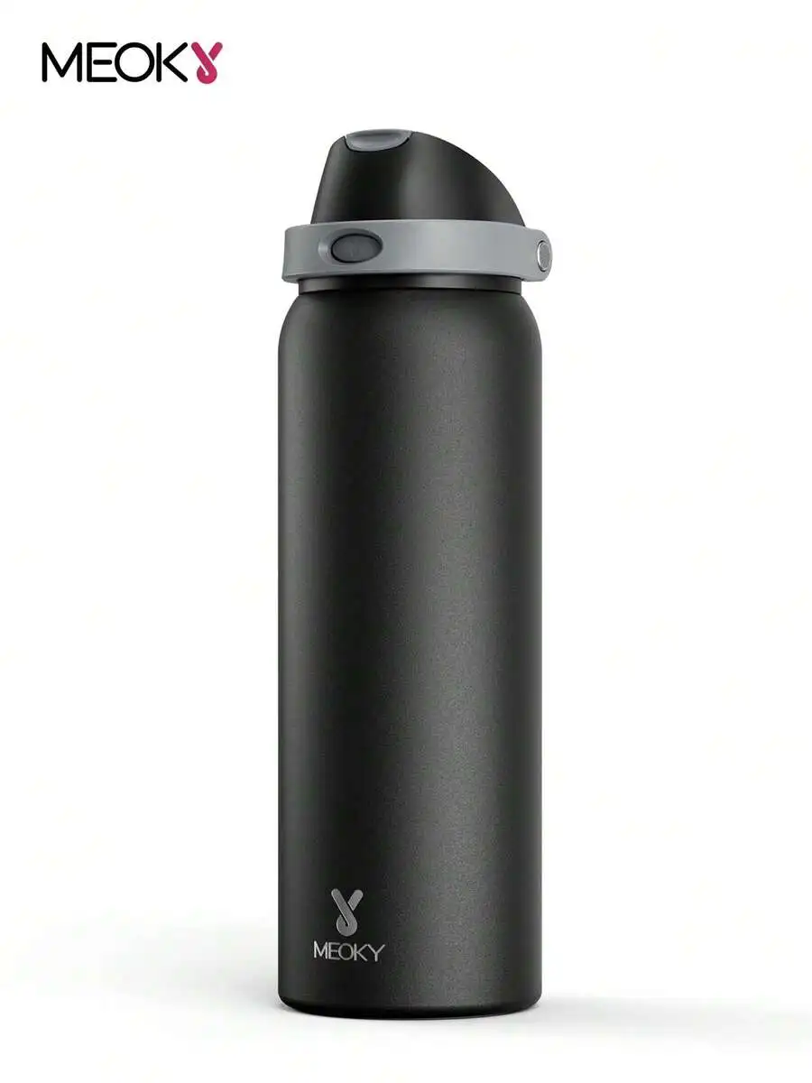 40oz Vacuum Insulated Water Bottle With 2-In-1 Straw And Spout Lid, Insulated Cup, Keep Cold 24H, Leak-Proof, Fits In Car Cup Ho