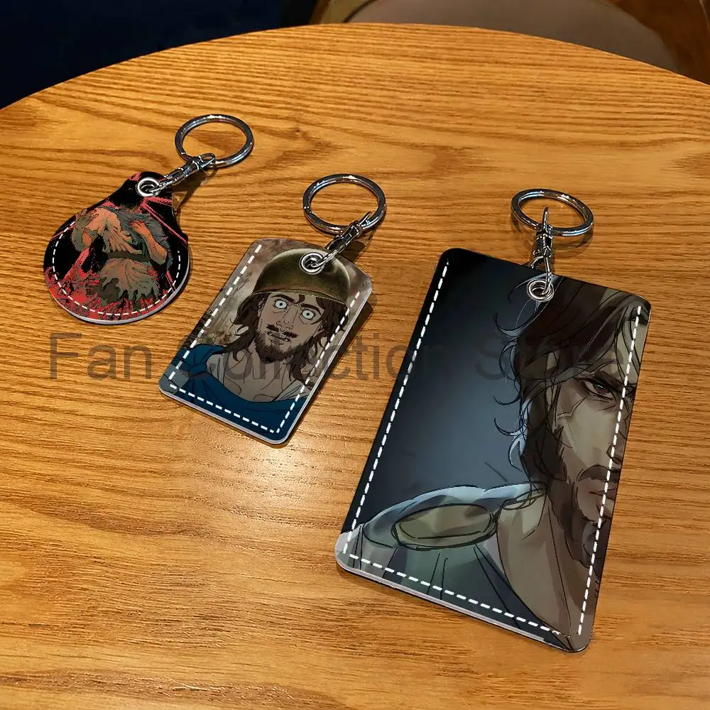 E-Epic The Musical O-ODYSSEUS Movie Singer Game Anime Leather Card Holder Can Store Access Control ID