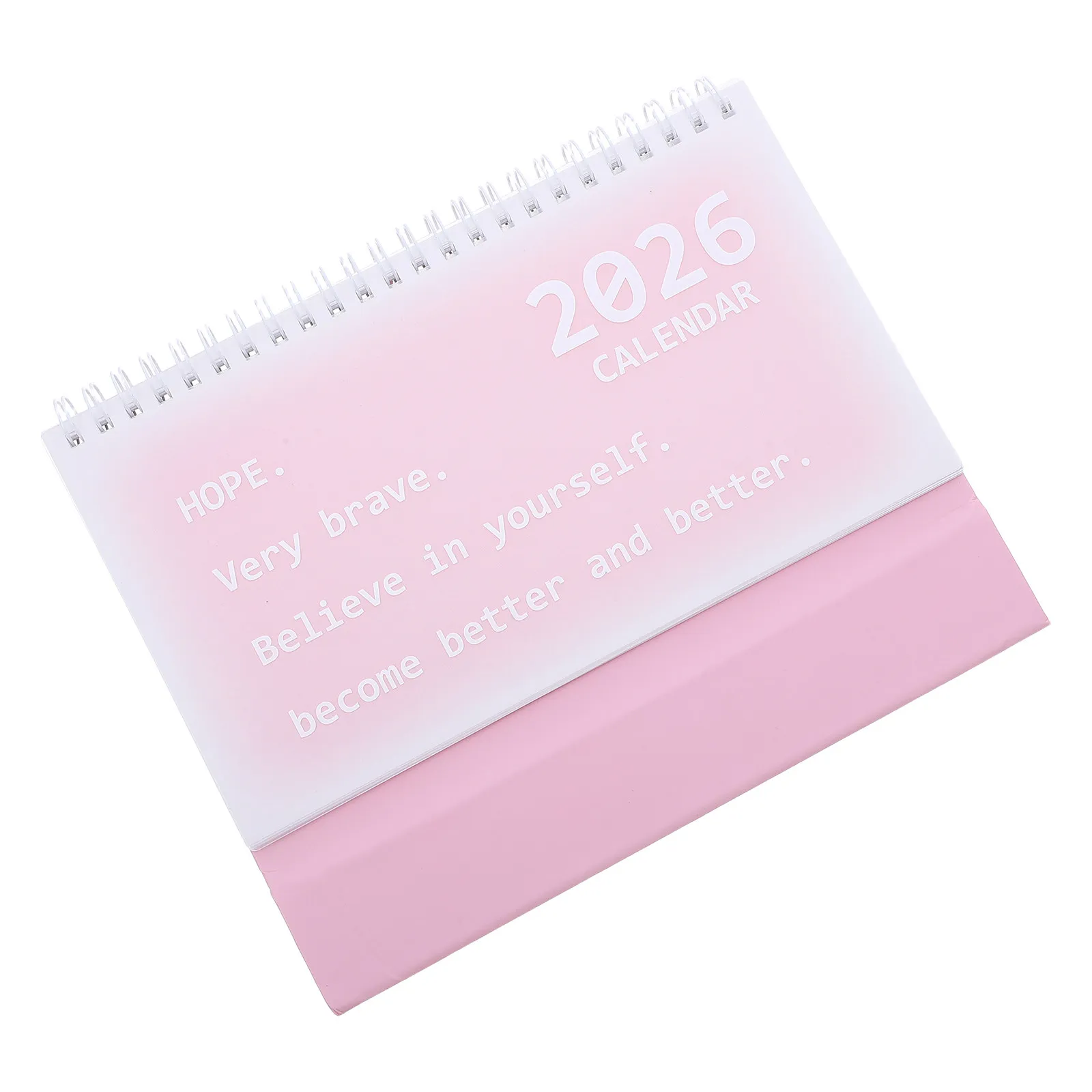 

2026 Desk Calendar Small Standing Monthly Spiral Coil Calendar Desktop Decoration Elegant Thick Paper Office School Time