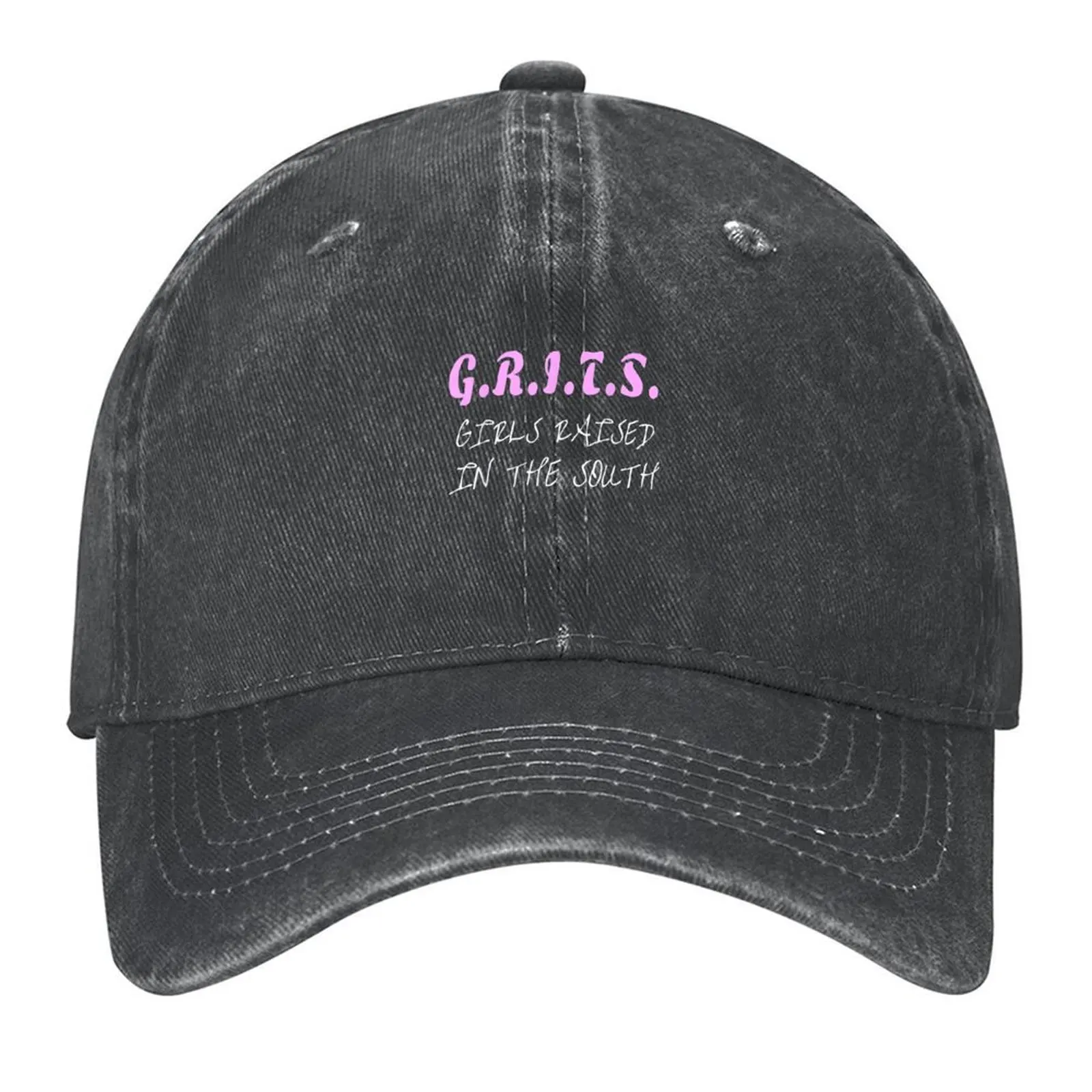 

Girls Raised In The South GRITS Southern Girl Baseball Cap Fishing cap Unique hats Golf Cap Wild Ball Hat For Girls Men's