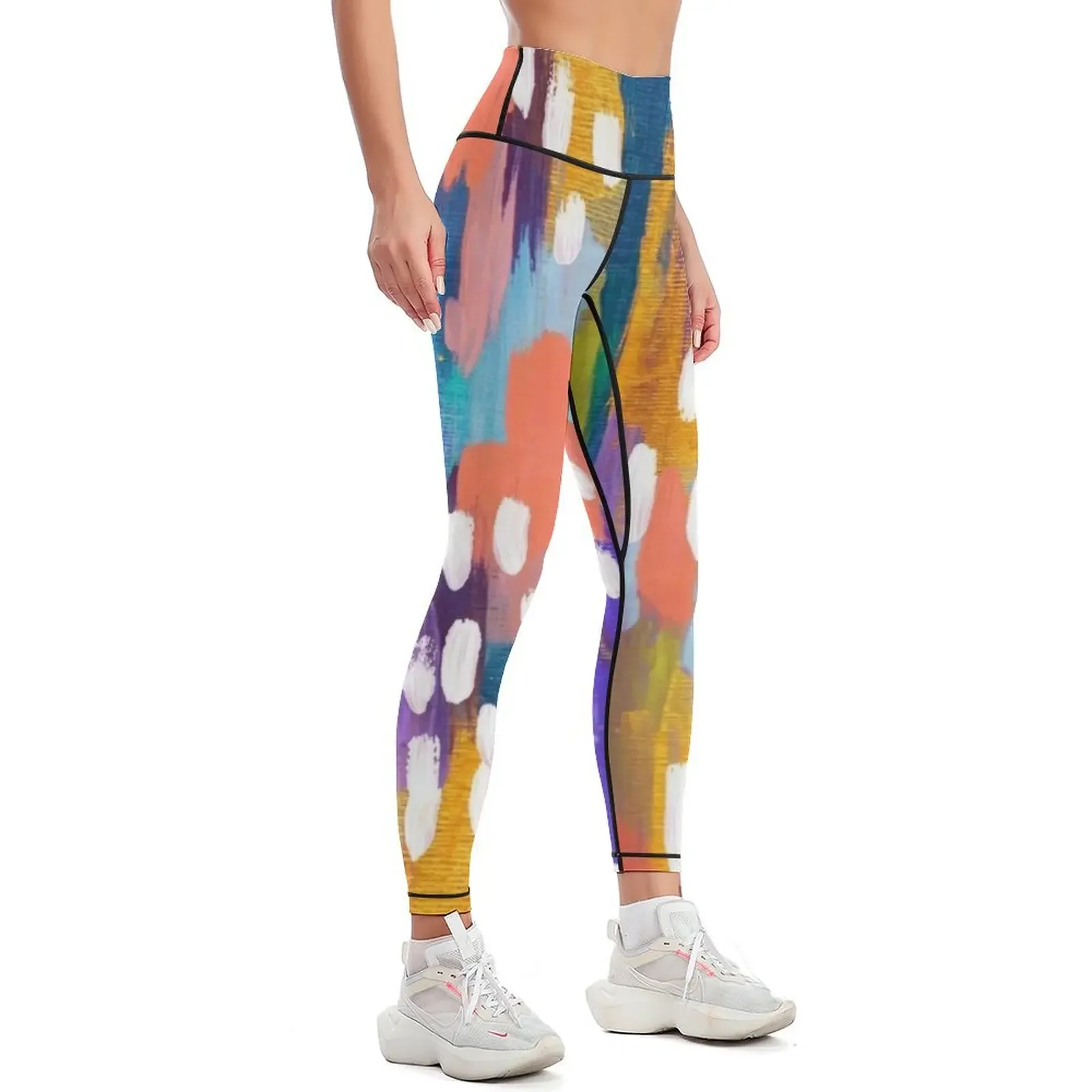 Jules - Abstract Leggings sports shirts gym joggers for legging pants raises butt Women sports Womens Leggings