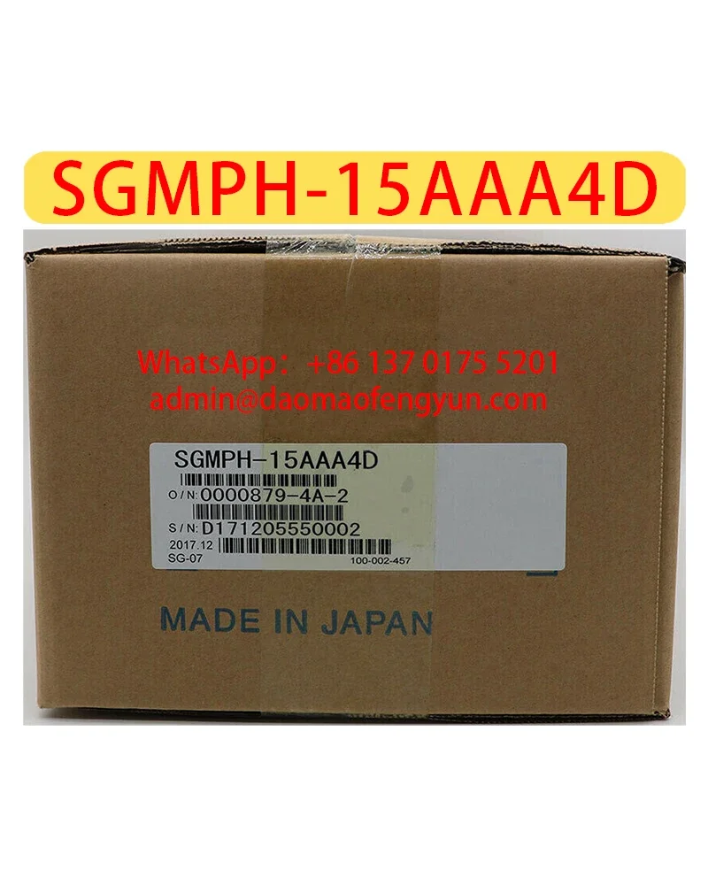 

SGMPH-15AAA4D Brand New Servo Motor，SGMPH 15AAA4D，Fast shipping，In Stock
