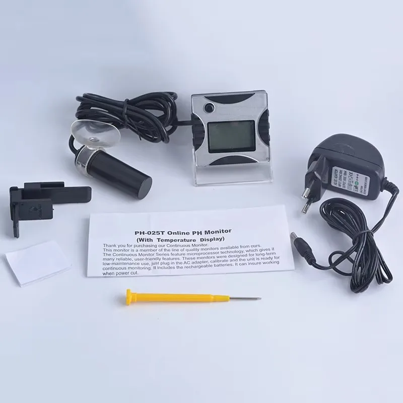 Aquarium pH meter Aquarium controller Online pH and temperature monitor