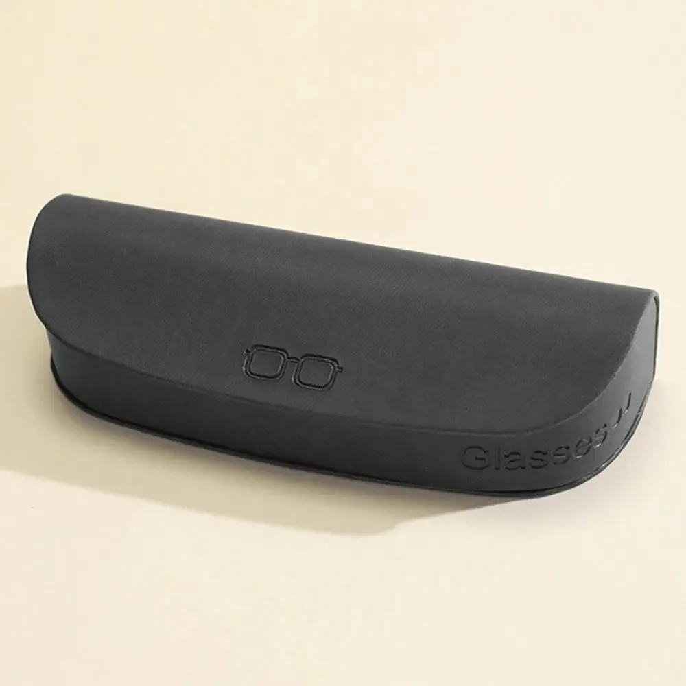 حافظة نظارات بإبزيم مغناطيسي من جلد البولي يوريثان حافظة واقية محمولة تتدفق داخل صندوق النظارات الشمسية خفيف الوزن