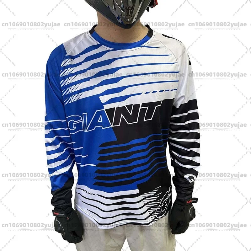 

2025 Giant mtb jersey DH motocross sportswear MTB mountain bike enduro giant shirt quick drying and breathable