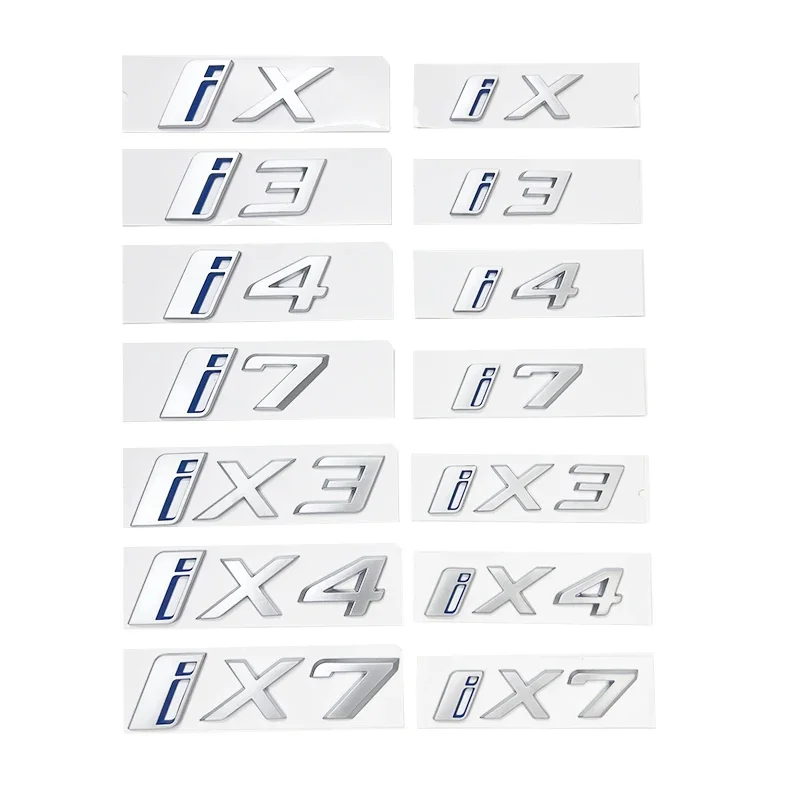 for BMW I3 rear label IX4 digital label IX3 letter label IX7 rear eDrive four-wheel drive modification side