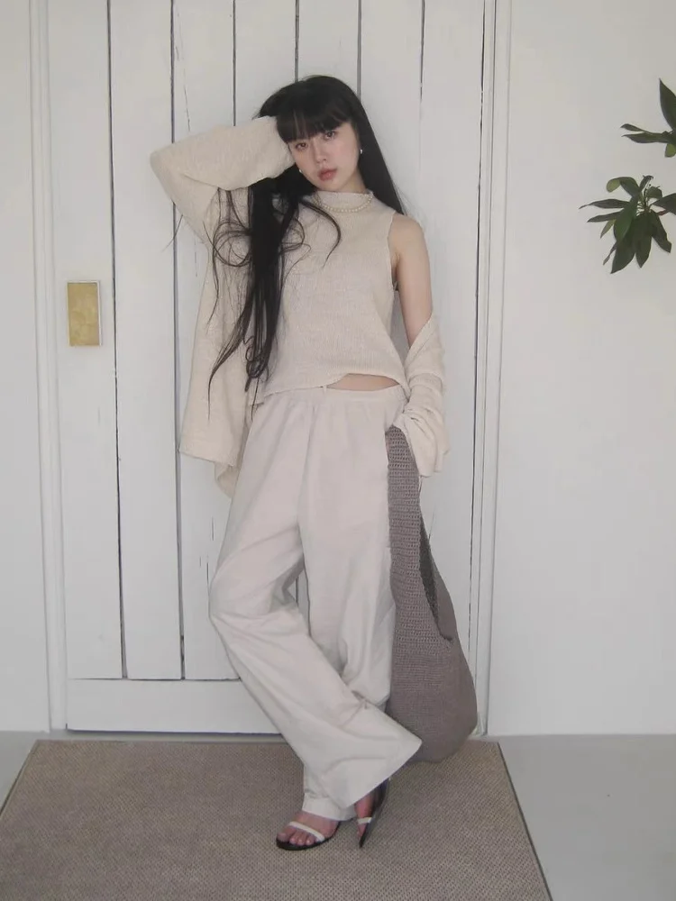 

Летний женский кардиган из вязаного ледяного шелка 2025 года, свободного кроя, с защитой от УФ-излучения, в корейском стиле Дондэмун, повседневный топ с V-образным вырезом и длинными рукавами