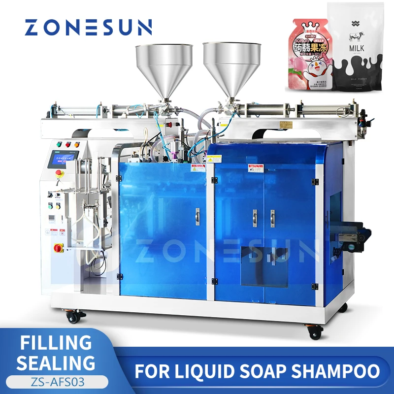 Zonesun Horizontal Fill Seal Machine Premade Pouch Packing Machine Bag Filling and Sealing Equipment ZS-AFS03