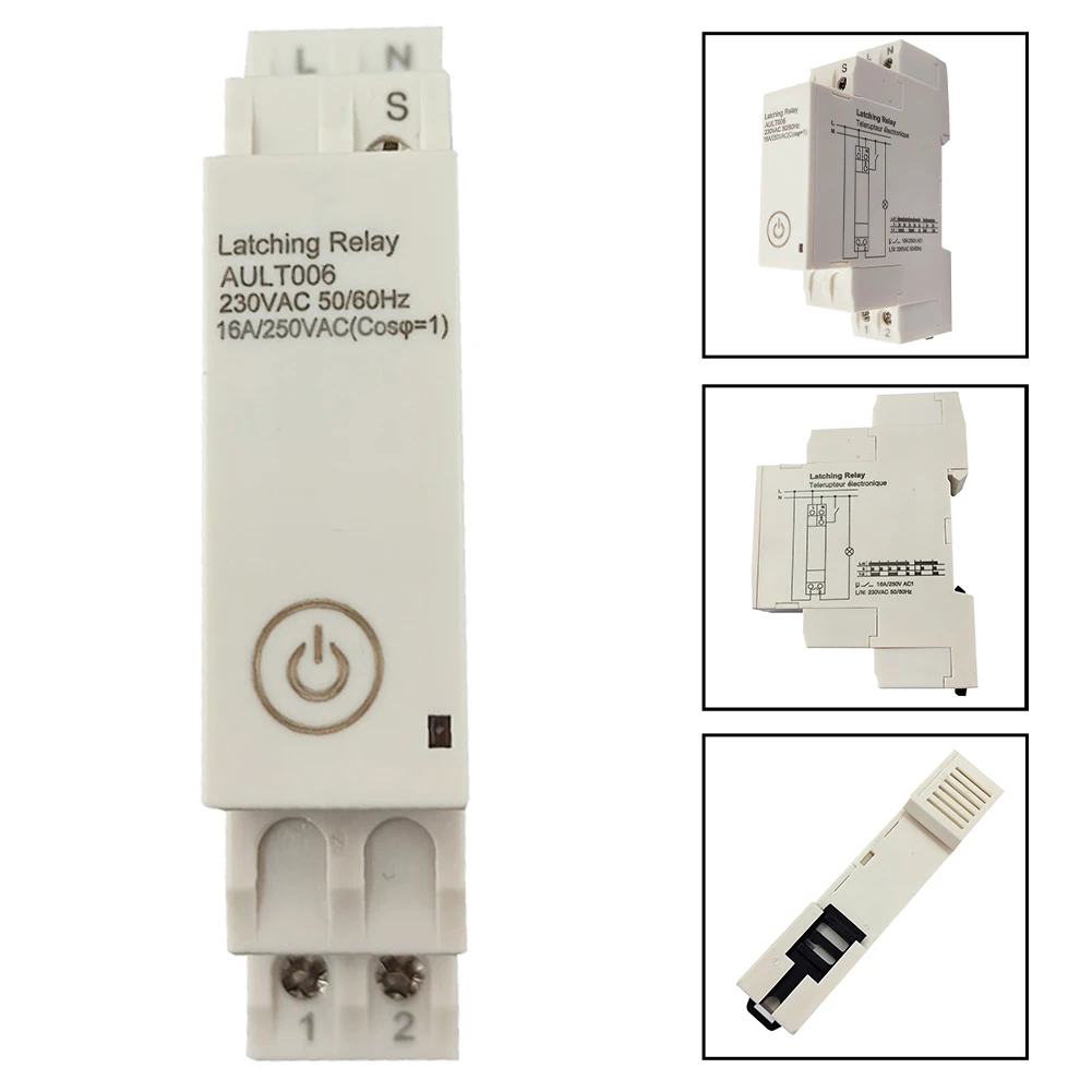 AUL006 Delay Timer Relay 220VAC Input 20A Output Capacity 1-10s Adjustable Cyclic Timing with Power Loss Memory Function