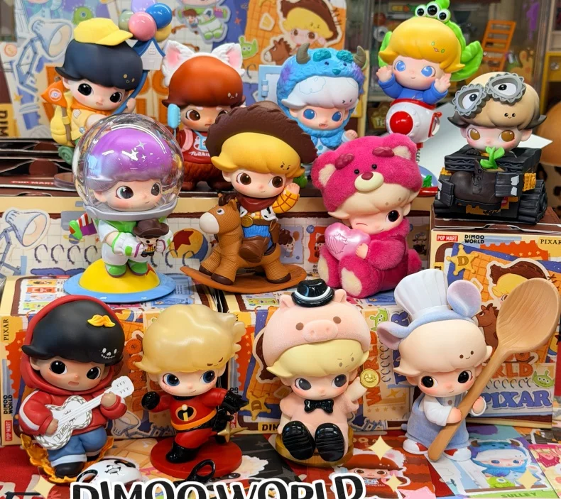 Original POPMART DIMOO WORLD Pixar Co-Branded Blind Box Figuren Buzz Lightyear Sammlerstücke Deko-Spielzeug Geburtstagsgeschenk – Detail 4