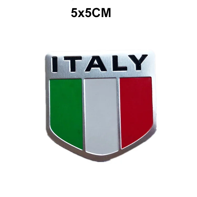 Metal Italy Flag Emblem Car Body Sticker Rear Trunk Badge For BMW KIA HONDA TOYOTA Hyundai Infiniti Dodge Mercedes Benz Subaru