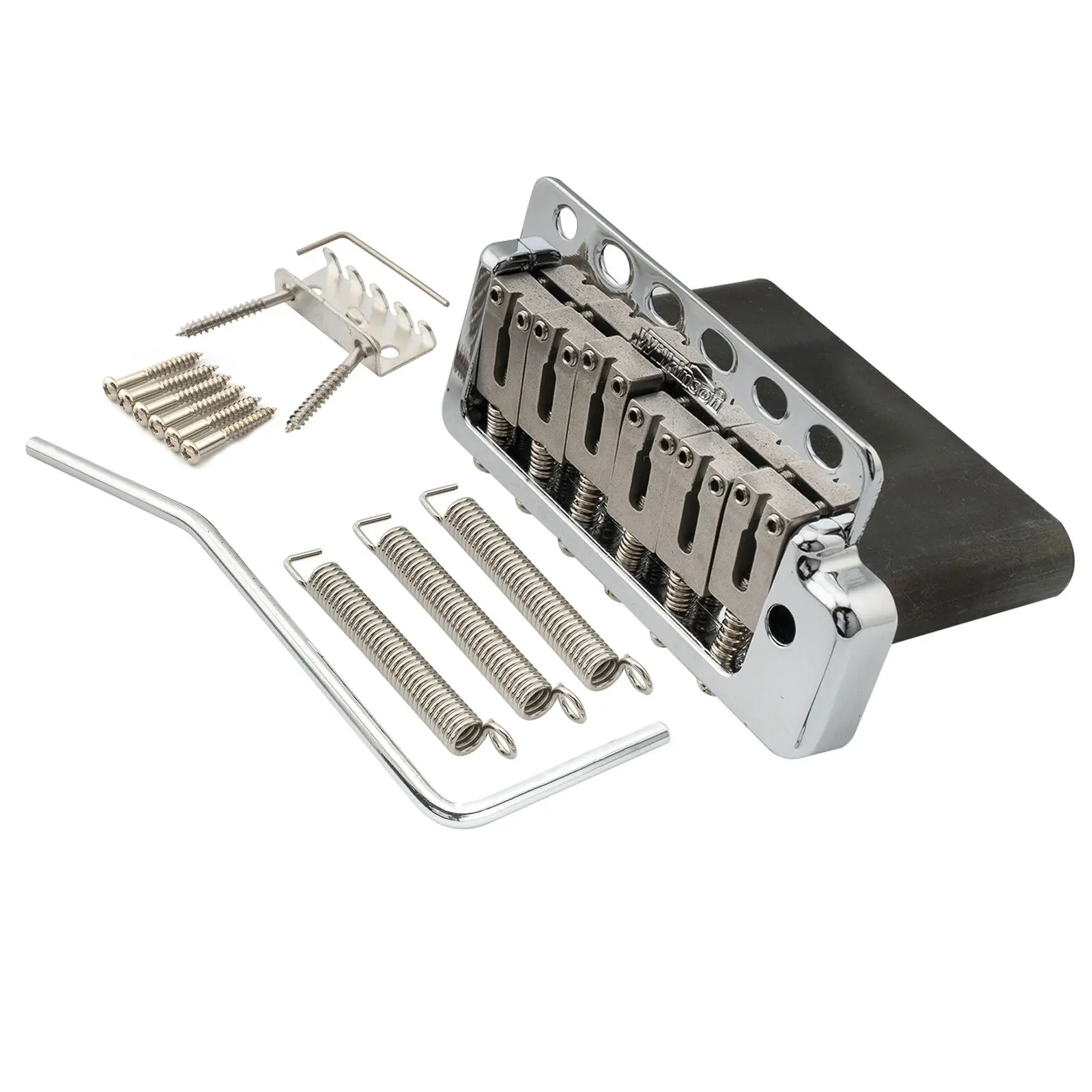 

Wilkinson WVP6-SB Chrome 54mm Guitar Tremolo Bridge Steel Saddle Block For Strat