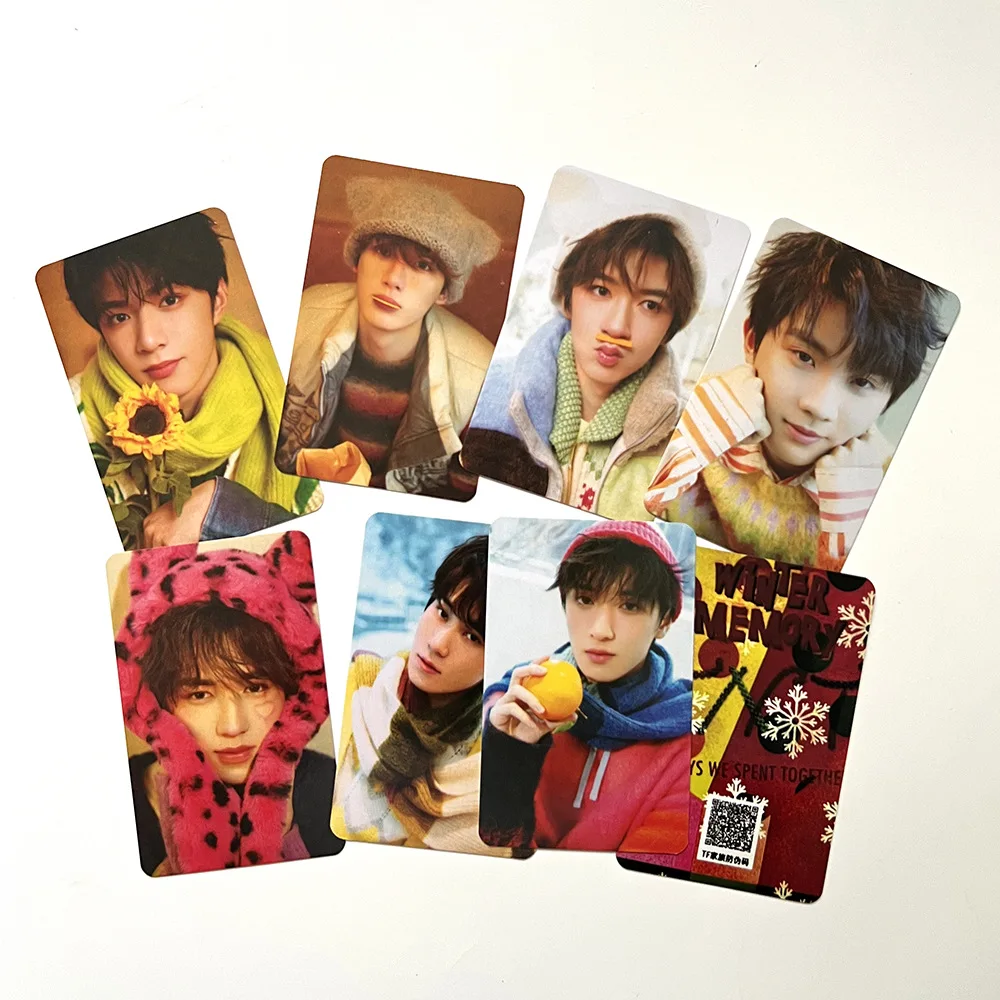 Kpop 7pcs TNT Winter Memory Special Card Liuyaowen Songyaxuan Yanhaoxiang Majiaqi Star Peripheral Paper Photocards Fans Gifts