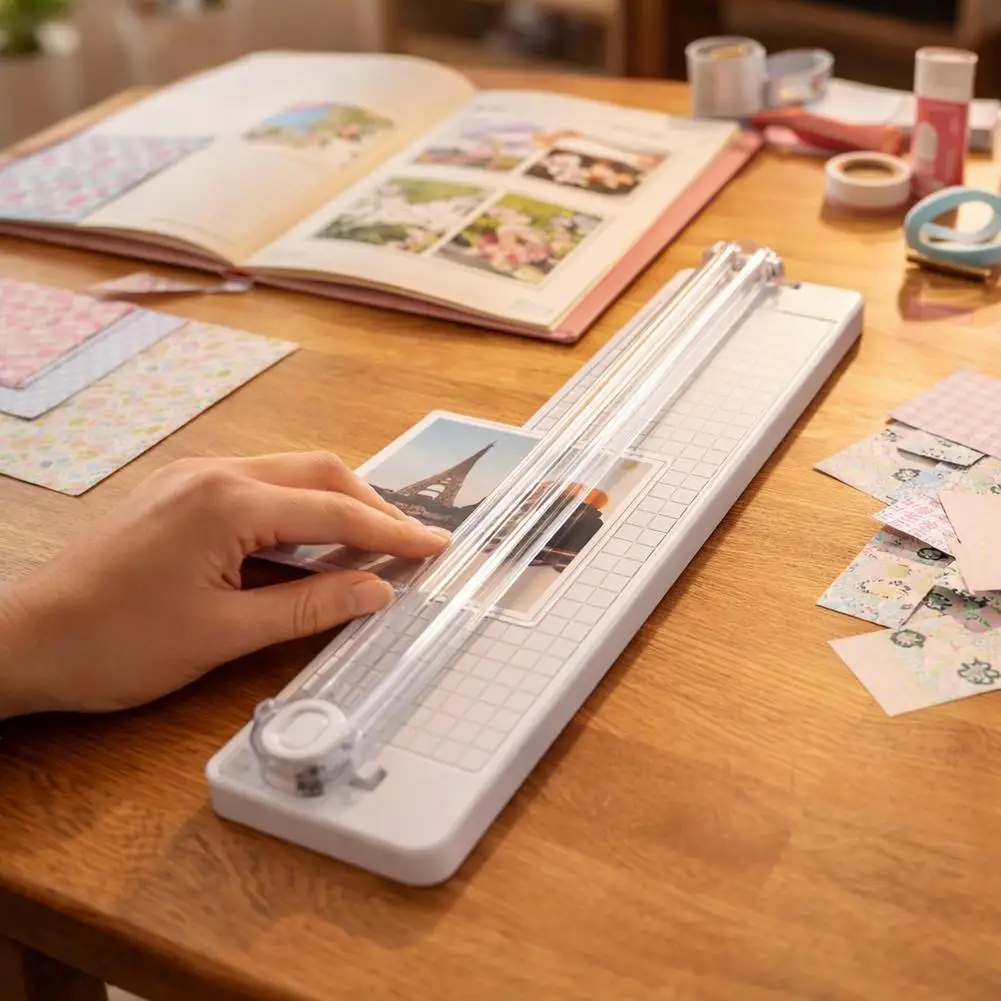 A3 Mini Paper Trimmer Paper Cutter Cutting Machine for Craft Paper Card Photo Laminated Paper Scrapbook Home Crafts Tools view 5