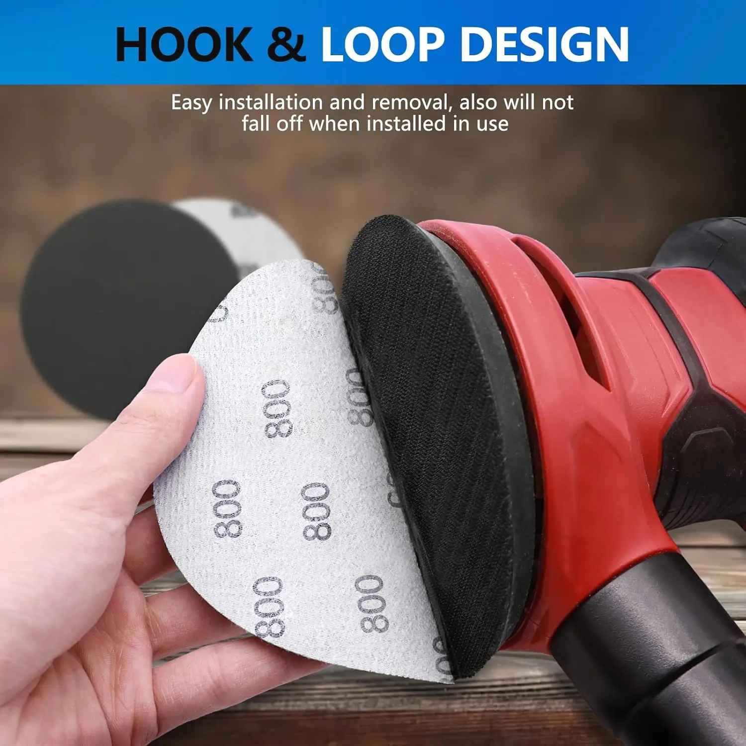 

20 шт. 5-дюймовые шлифовальные диски в ассортименте, зернистость 1000-5000, влажная и сухая наждачная бумага 125 мм, совместимая с произвольной орбитальной шлифовальной машиной, полировкой