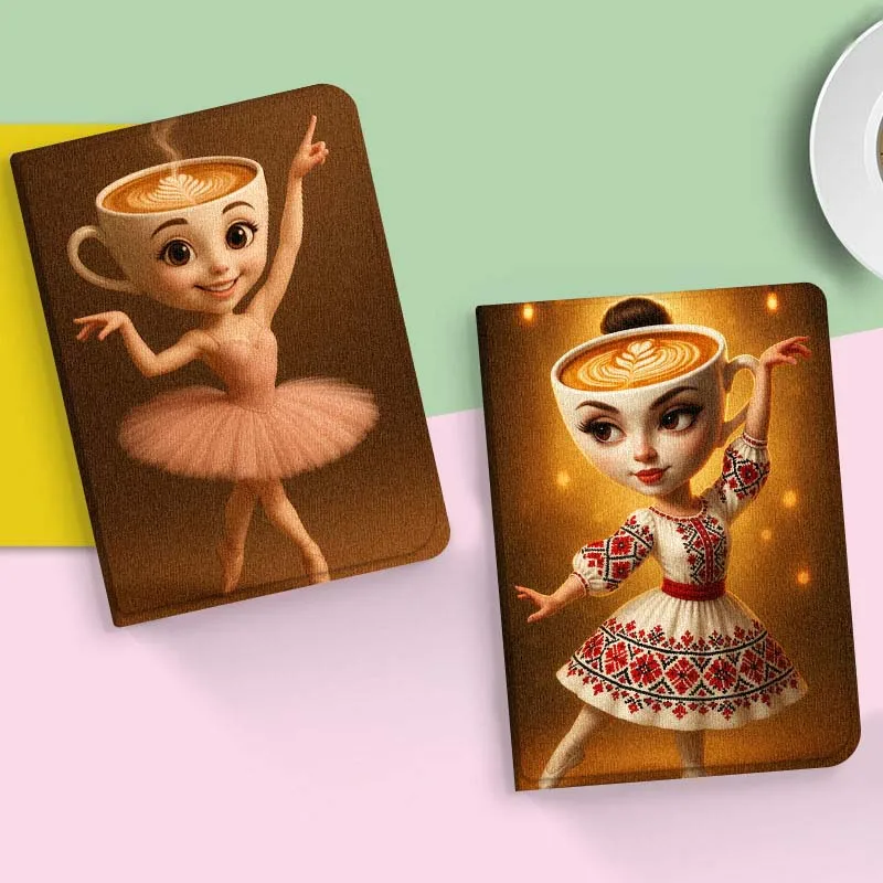Balerina Capucina Tung Sahur لـ Vivo IQOO Pad Pad2 Pad3 Pad5 Air SE Pro 11 11.5 12.1 12.3 13 بوصة غطاء قابل للطي حافظة لوحية