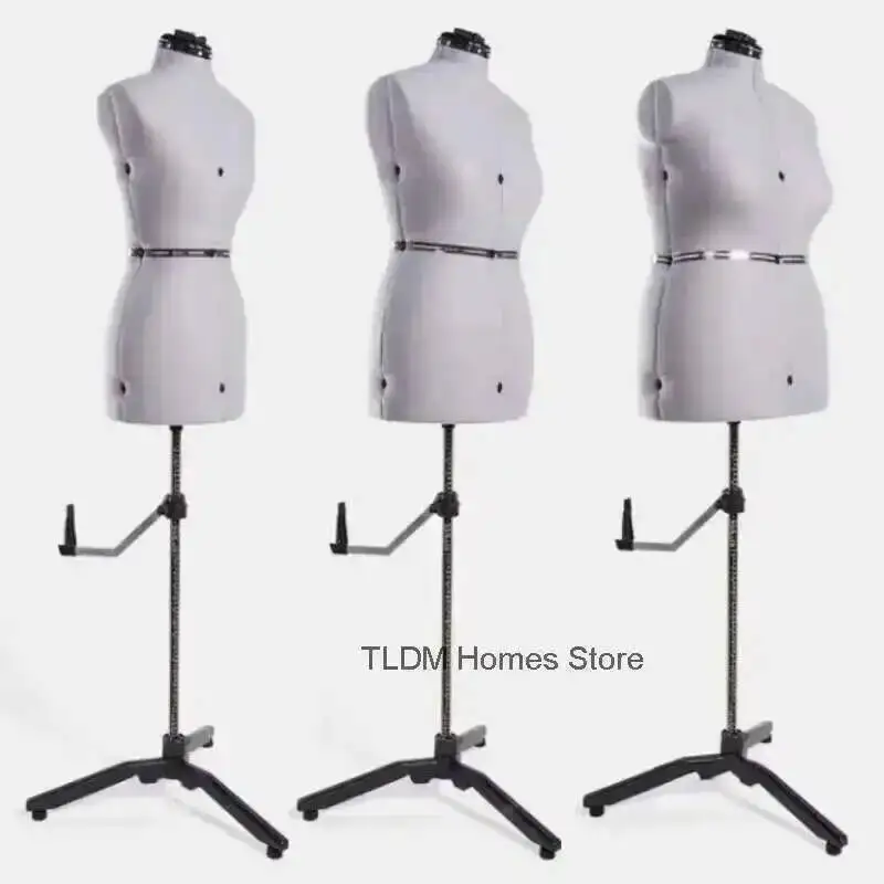 

Dress Sewing Adjustable Metal Cloth Cover Bust Female Mannequin Base body for Stand Tailor Design Clothes Sewing Supplies k