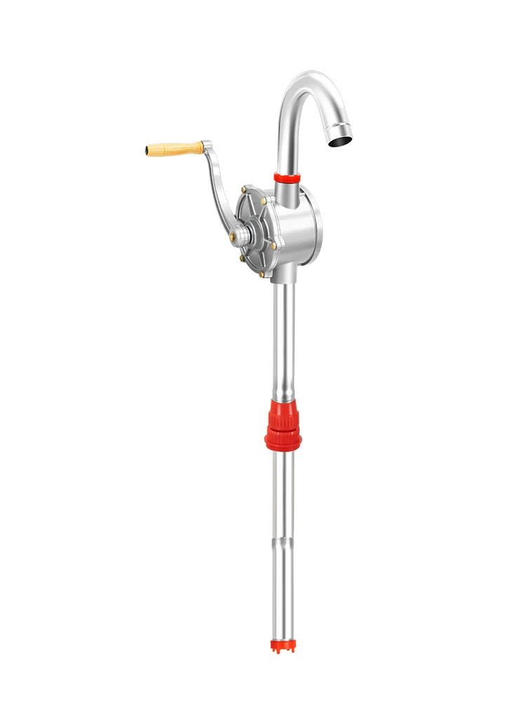 Bomba manual de mão tambor pesado rotativo novo barril de combustível de óleo bomba resistente diesel combustível ferramenta de transferência de gás óleo diesel bomba de combustível