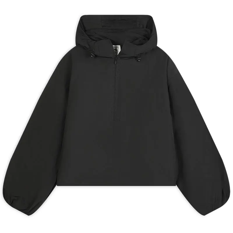 سترة Puma Women Puma X ROS É كبيرة الحجم مبطنة بنصف سحاب - سترة سوداء 63379701 #1