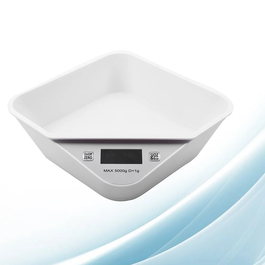 Kitchen Scale 5000G/1G Lcd Digital Weighing Machine Built-In Bowl Electronic Scale For Food Milk Cooking Tool Kitchen Scales