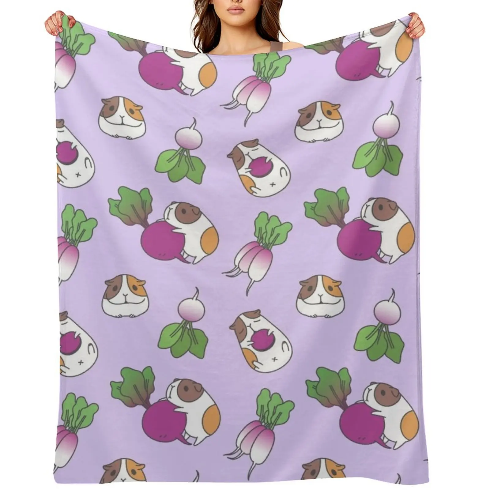 

Guinea Pig Pattern Throw Blanket Sofas Nap Luxury Brand For Decorative Sofa Blankets