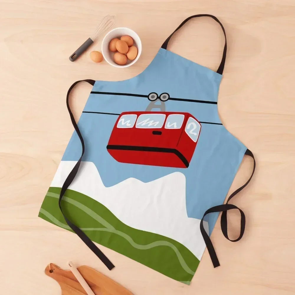 

Funicular Apron Kitchen accessories for women with pocket Cooking home women Apron