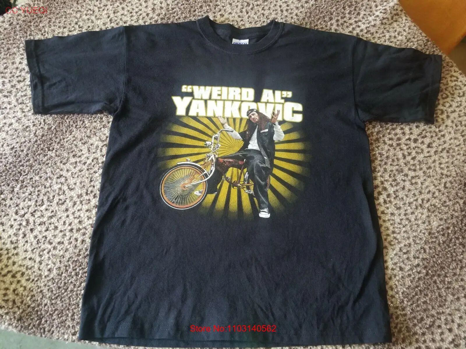 WEIRD AL YANKOVIC STRAIGHT OUTTA LYNWOOD TOUR CONCERT shirt rare tour dates back