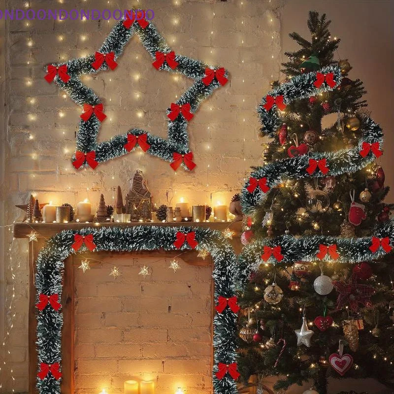 Tinsel Garland Decoration - Rubans de guirlande de Noël 2M