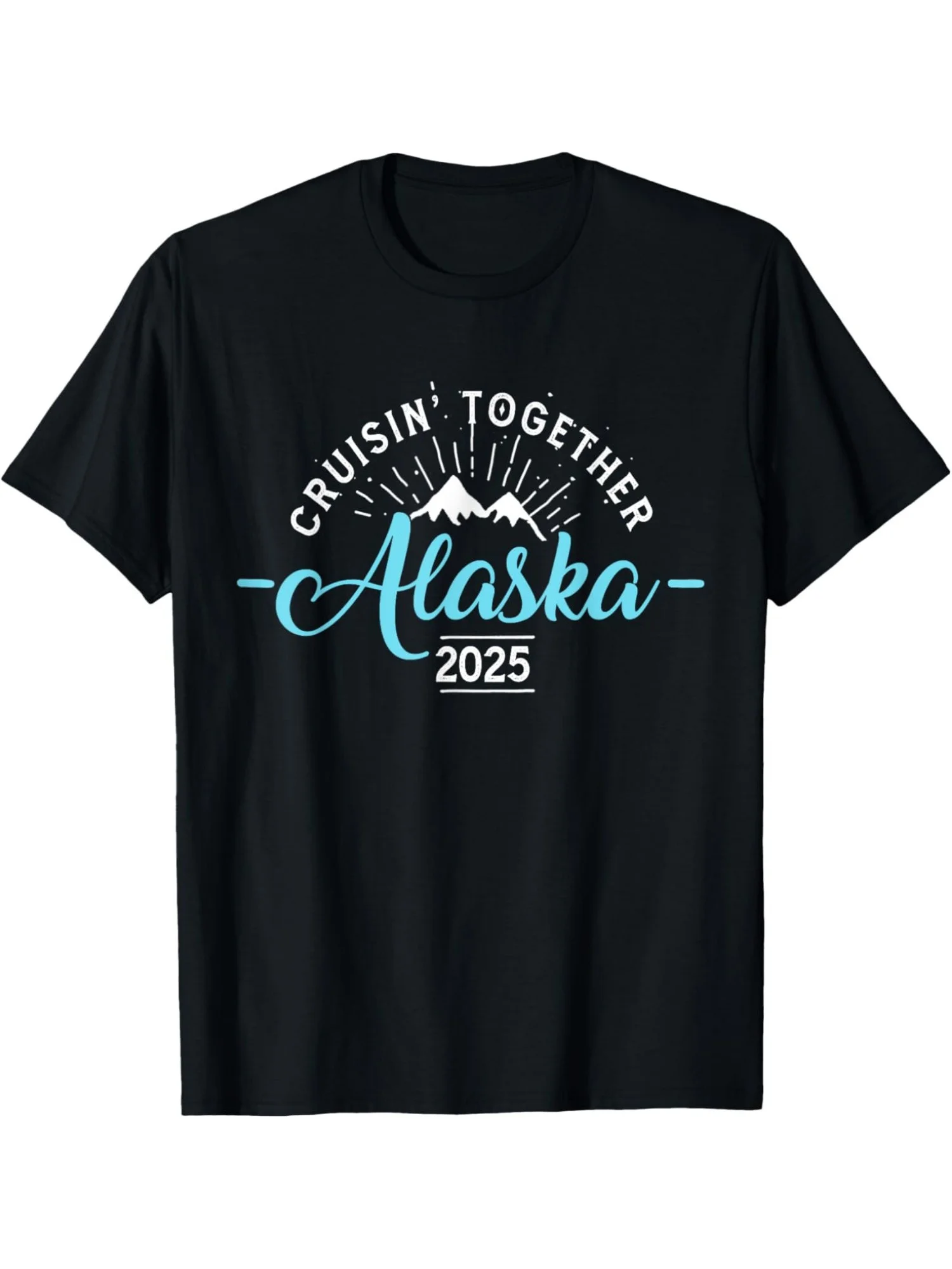 A Fun Vintage-Style Print T-Shirt for Family, Friends, And Groups Going on an Alaskan Cruise in 2025, Designed for Men, Perfect