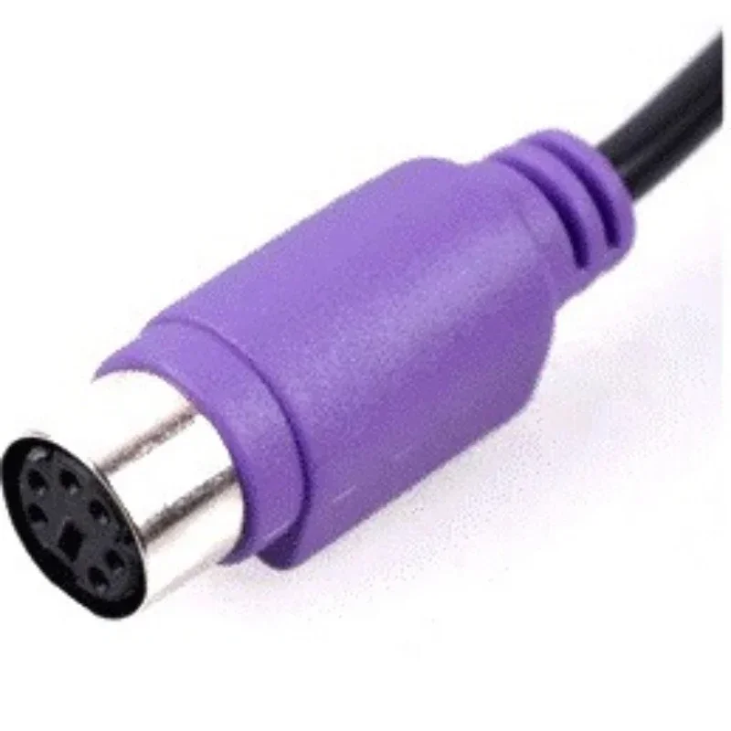 1PC USB Male To PS/2 PS2 Female Converter Cable Cord Converter Adapter Keyboard Computer PC Cables & Connecting Connecting