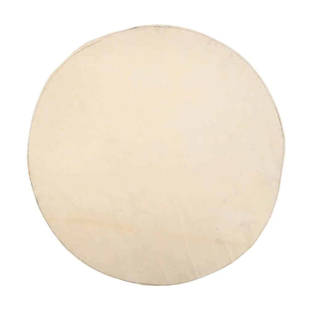 

Goat Skin Drum Head Flat Round 50Cm African Drum Replacement Skin for Hand Percussion Instrument Parts Djembe Repair Tools