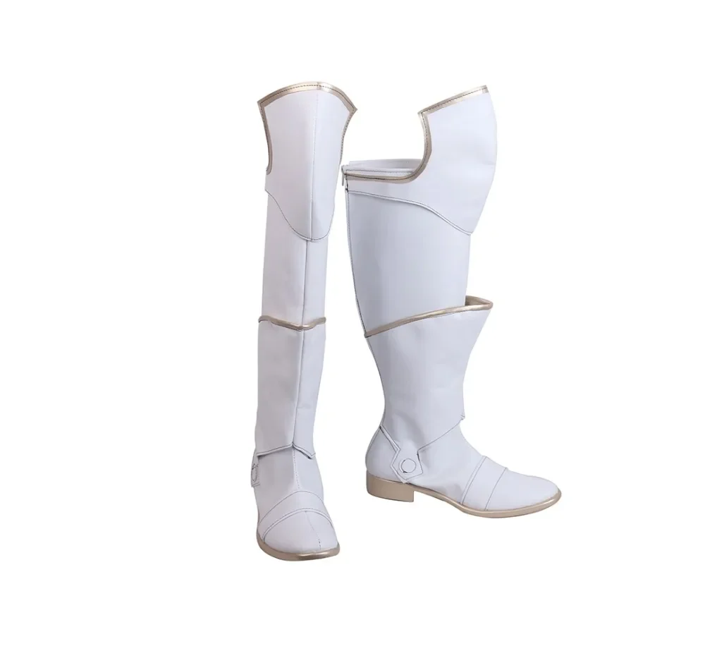 The Rising of the Shield Hero Motoyasu Kitamura Cosplay Boots White Shoes Custom Made Any Size (2)