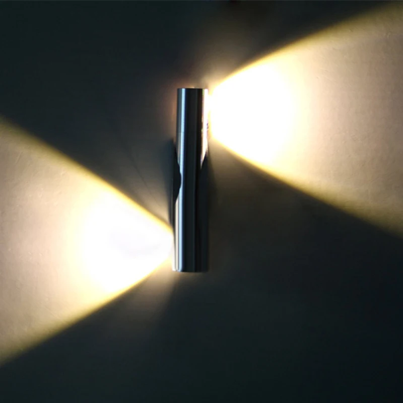 LED Wall Lamps 2W 6W Wall Lights Fixture 360 Degree Rotation Warm White Led Sconce for Home Bedroom Indoor Lighting Arandela
