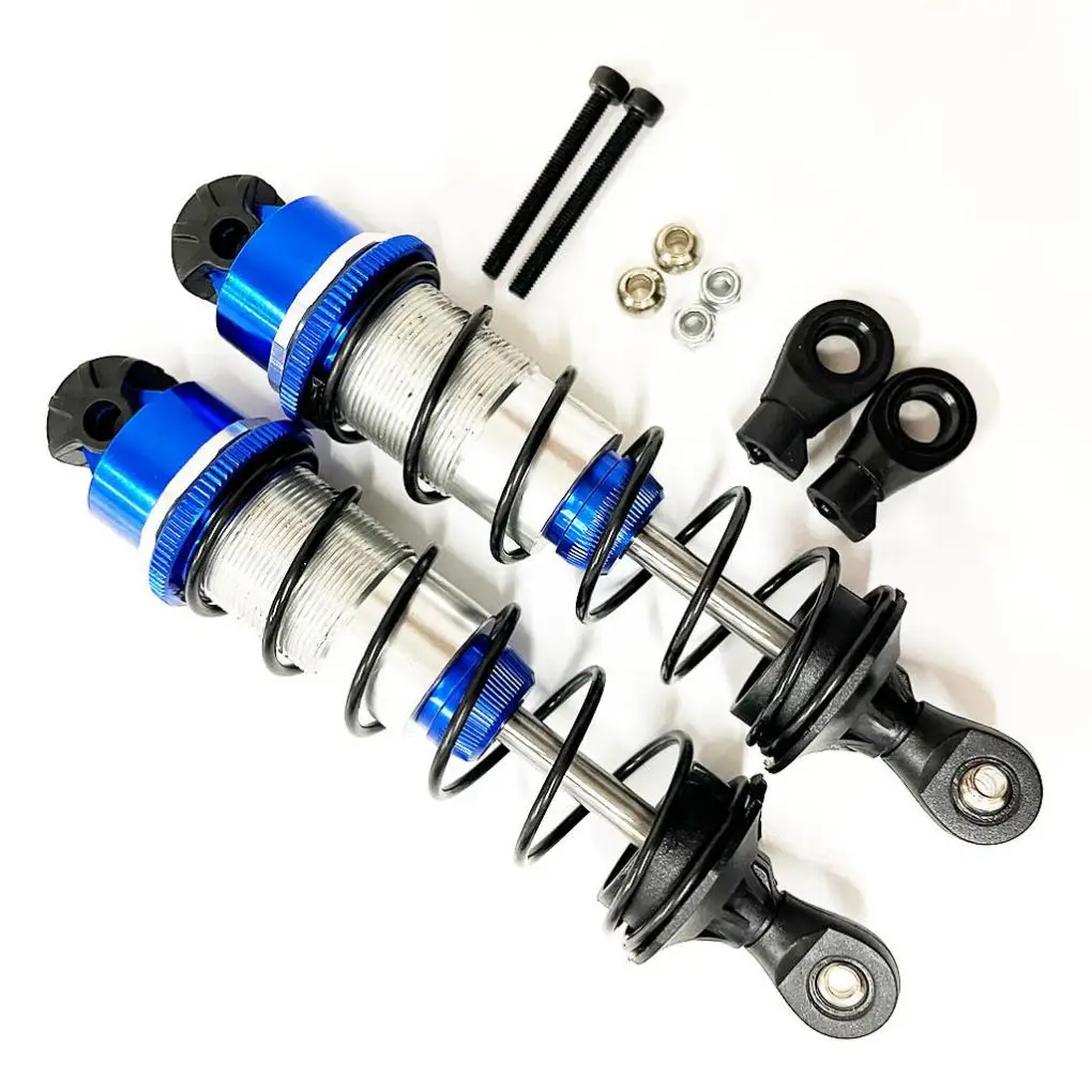 

2pcs 1/7 Front Shock Absorber RC Upgrade Part Aluminum Alloy Threaded Rc Front Shock Absorber For 6S RC Car Part
