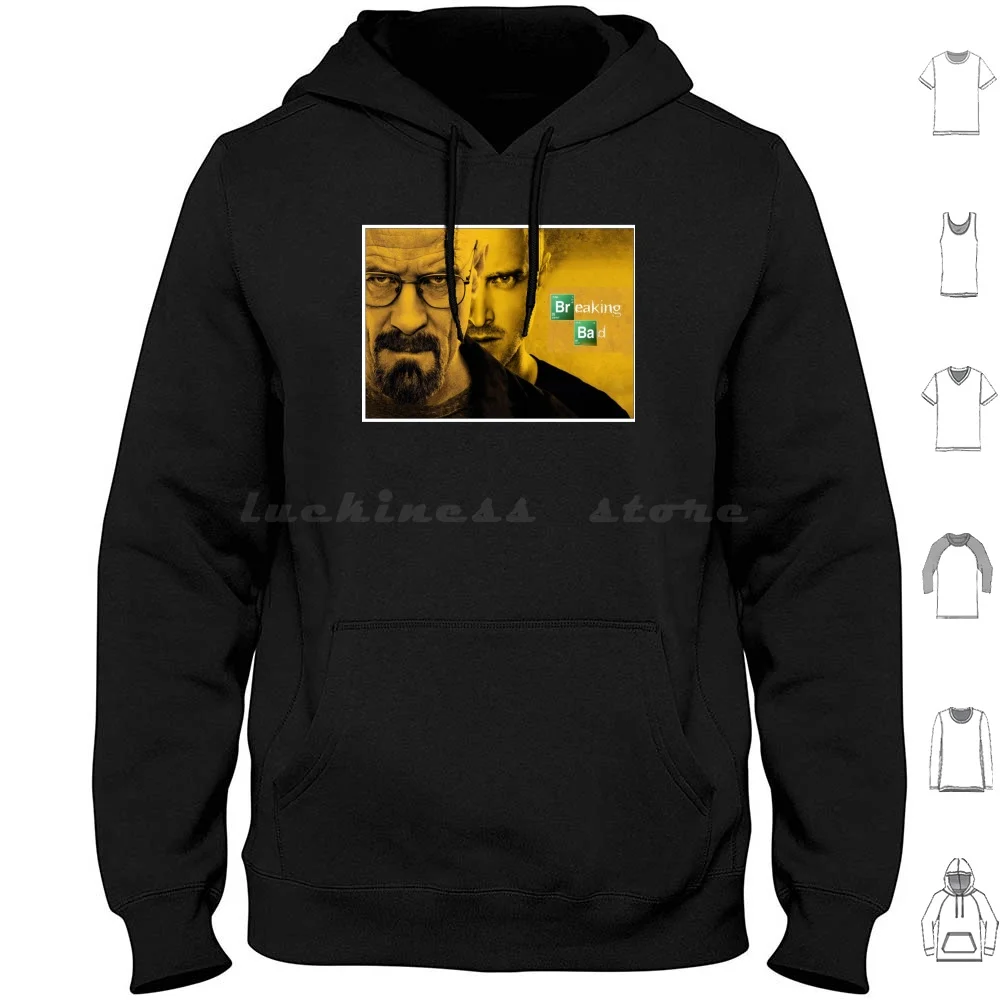 

Толстовки с капюшоном Walter White & Jesse Pinkman с длинными рукавами Walter White Jesse Pinkman Mr White Pinkman Br Ba Movie Series Best