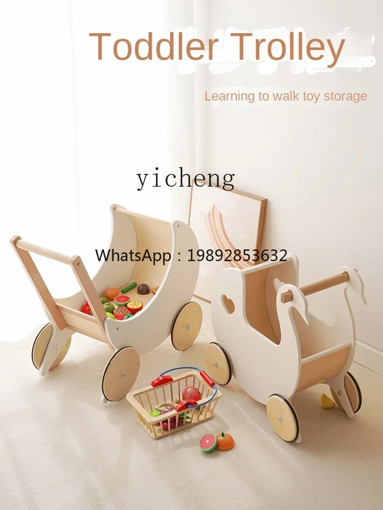 Walker Moon Trolley Baby Shopping Cart Anti-O-Leg Walking Car