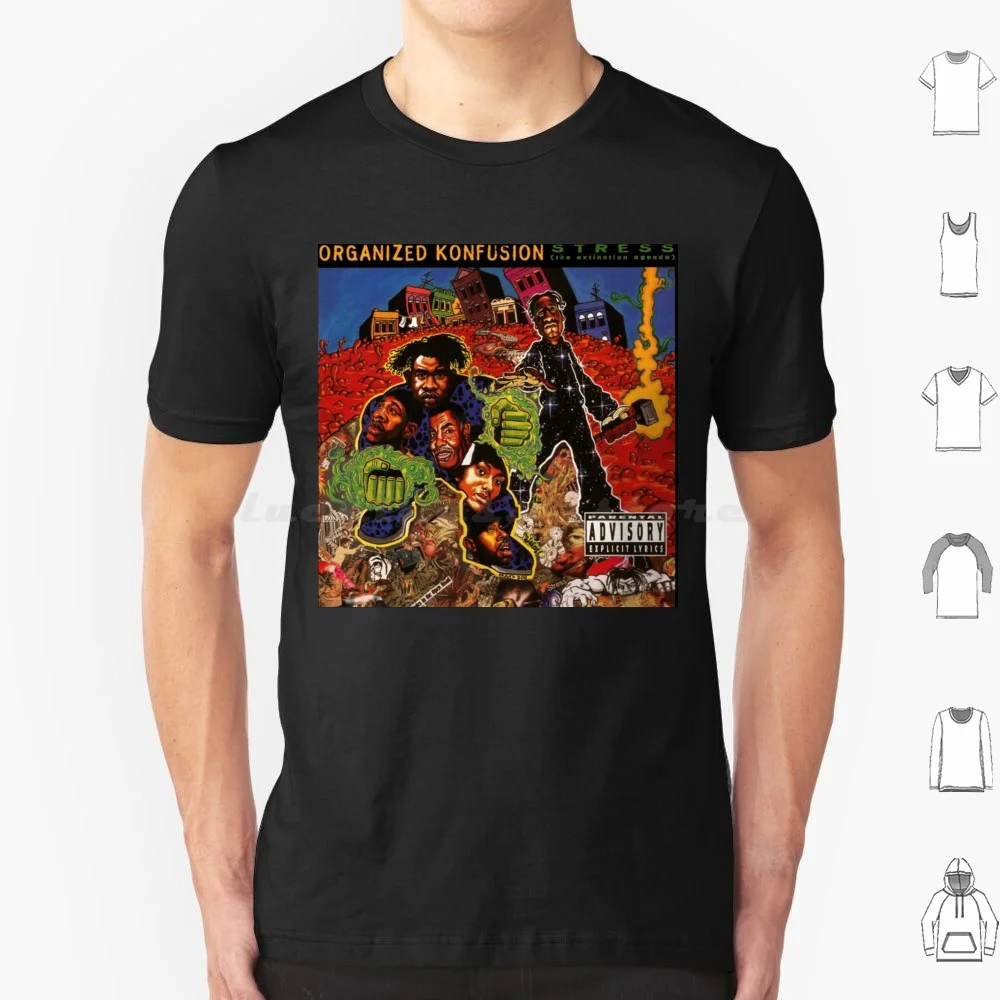 Stress : The Extinction Agenda 1994 T Shirt Cotton Men Women DIY Print Hip Hop Rapper Album Cover Music Boom Bap Immortal