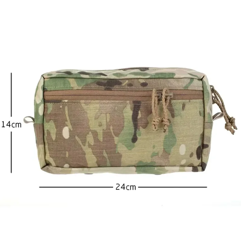 

SS GP Horizontal Zipper Miscellaneous Bag Molle Waist Seal Bag LV119 Back Panel PH39