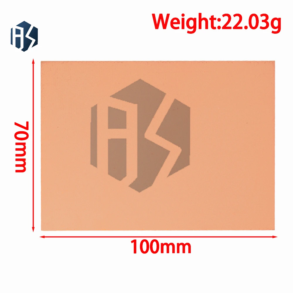 1pcs Fr4 Pcb 7x10cm 7*10 Single Side Copper Clad Plate Diy Pcb Kit Laminate Circuit Board